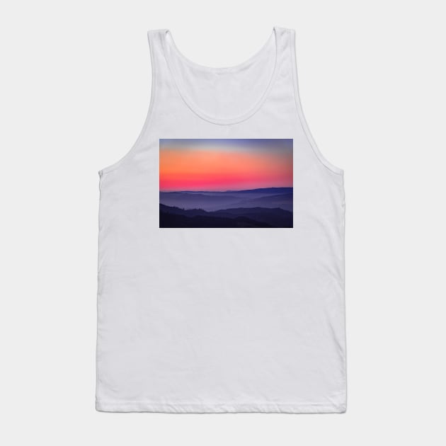 Sunset and mountains Tank Top by blossomcophoto